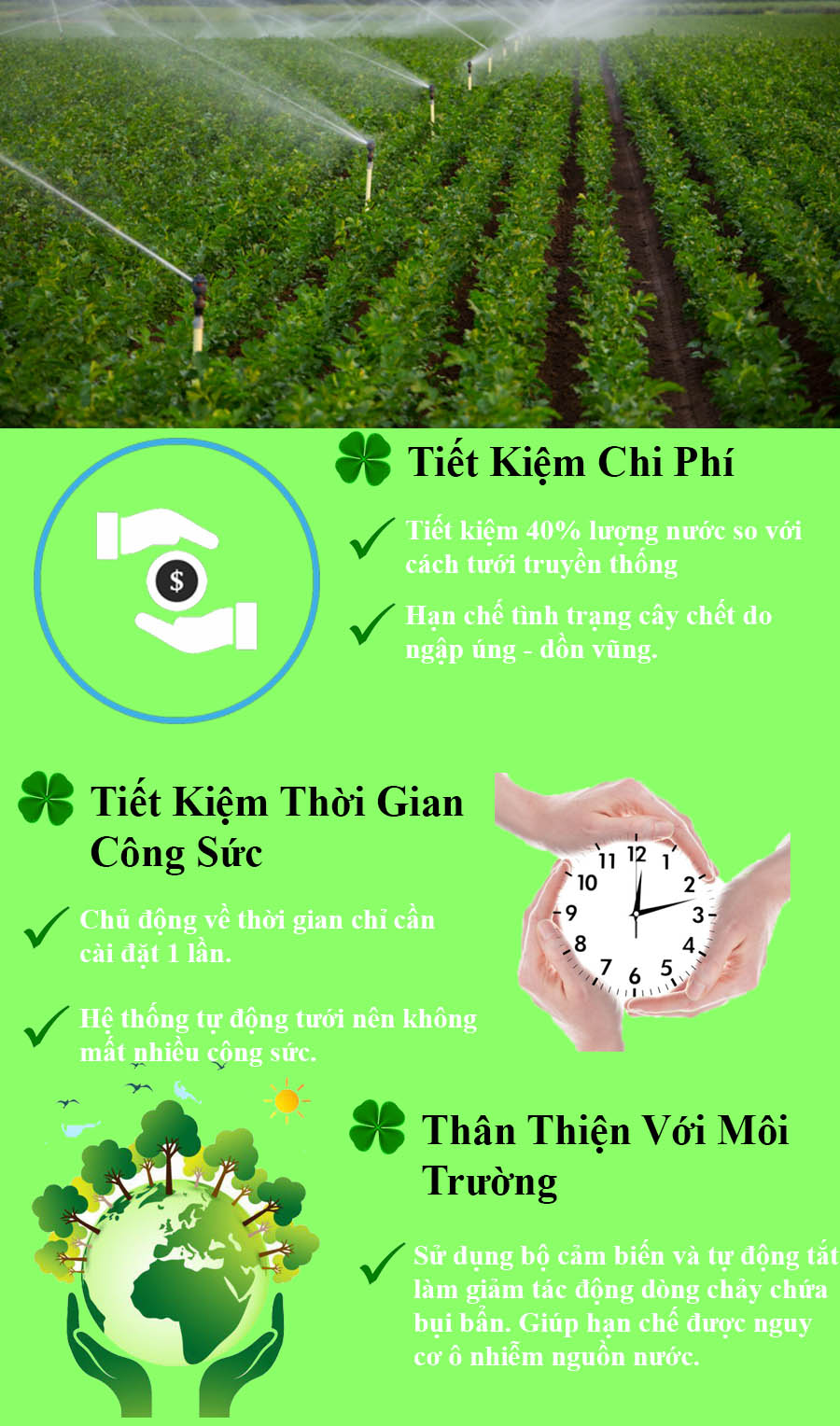 tưới nông nghiệp